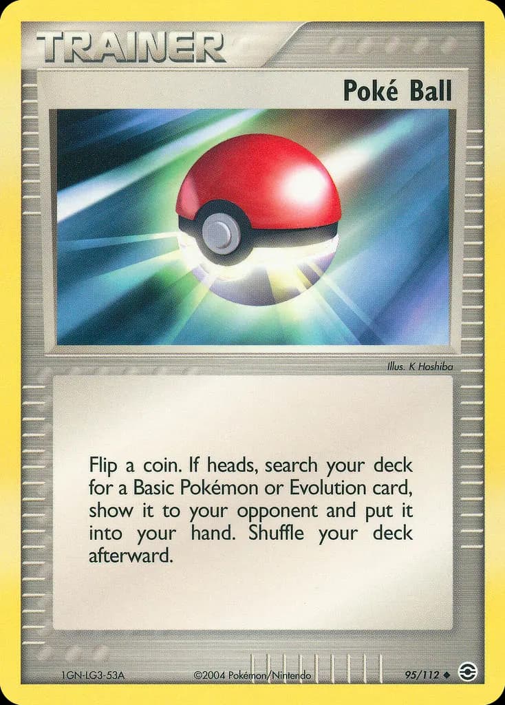 Poké Ball — FireRed & LeafGreen 95 Pokémon card