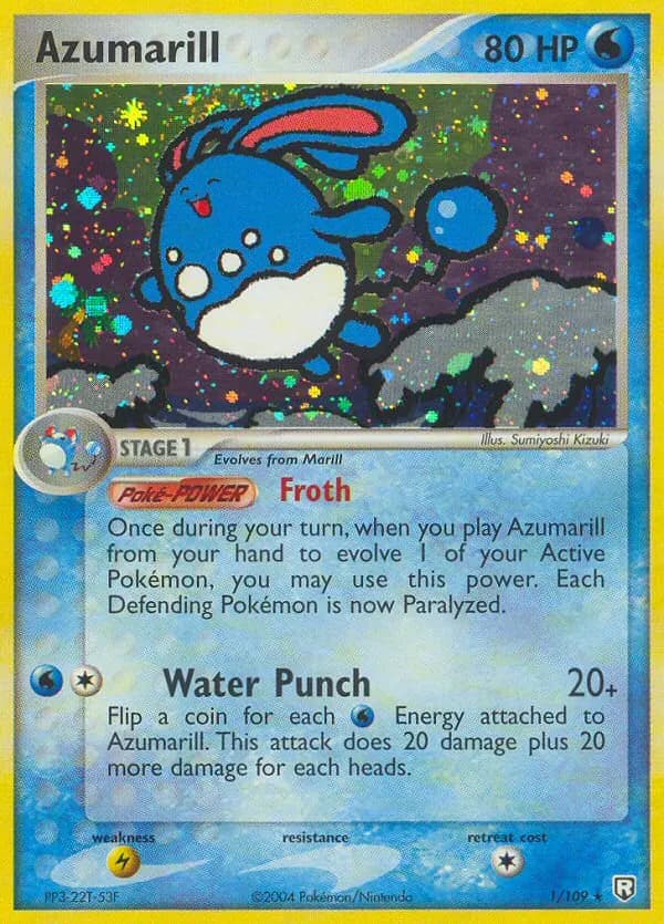 Azumarill — Team Rocket Returns 1 Pokémon card