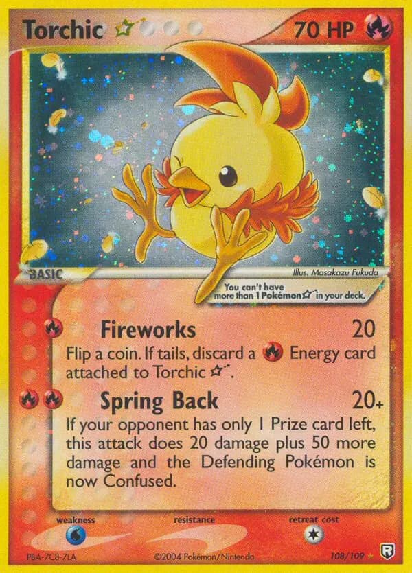 Torchic ★ — Team Rocket Returns 108 Pokémon card