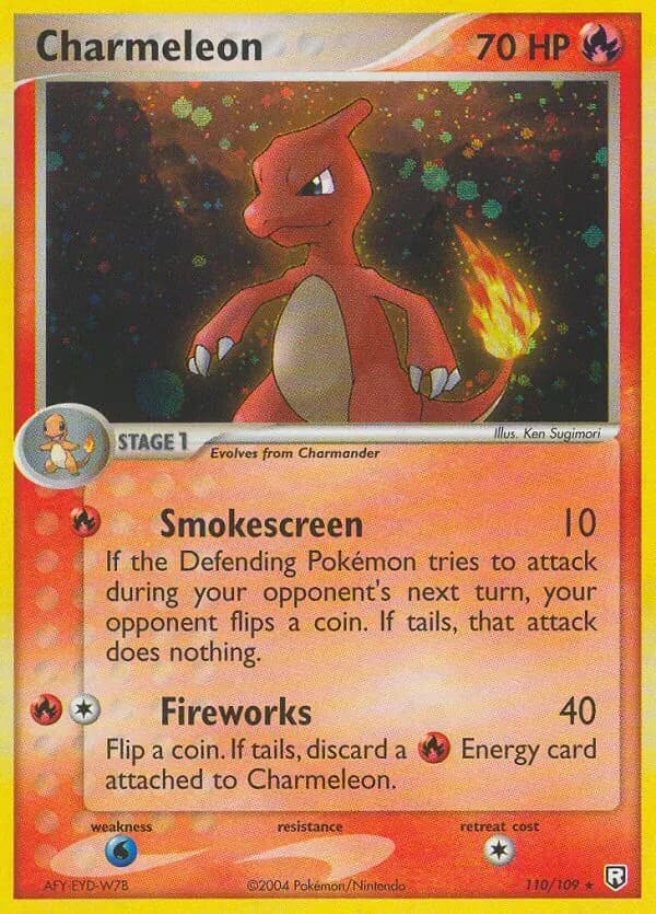 Charmeleon — Team Rocket Returns 110 Pokémon card