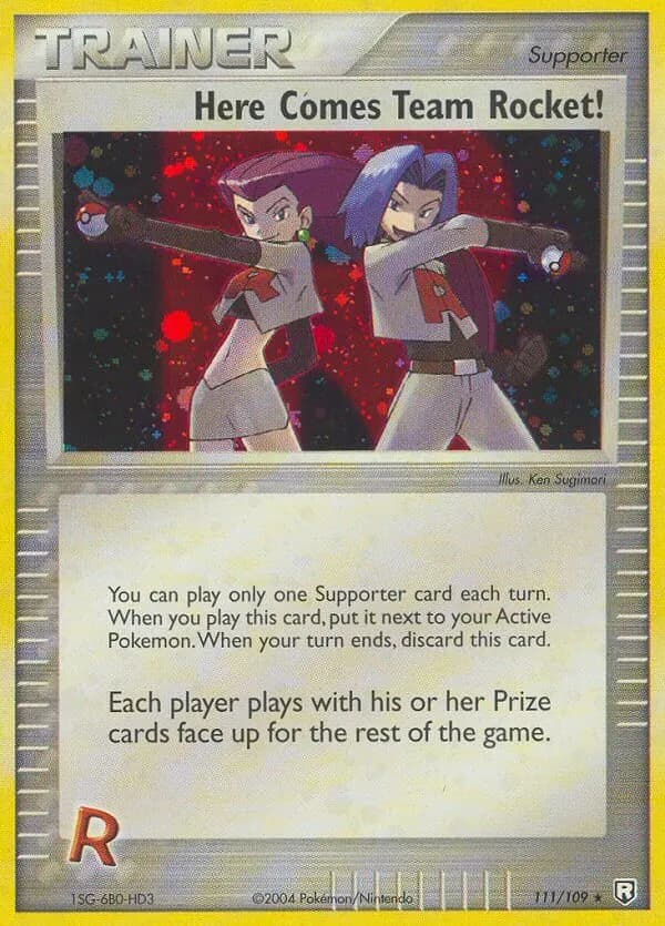 Here Comes Team Rocket! — Team Rocket Returns 111 Pokémon card
