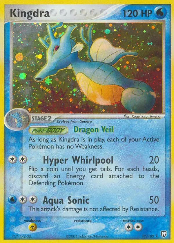 Kingdra — Team Rocket Returns 12 Pokémon card