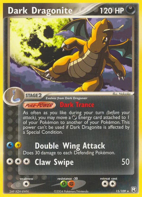 Dark Dragonite — Team Rocket Returns 15 Pokémon card