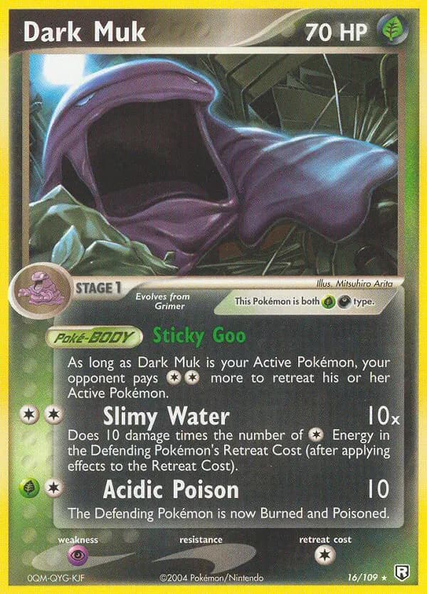 Dark Muk — Team Rocket Returns 16 Pokémon card