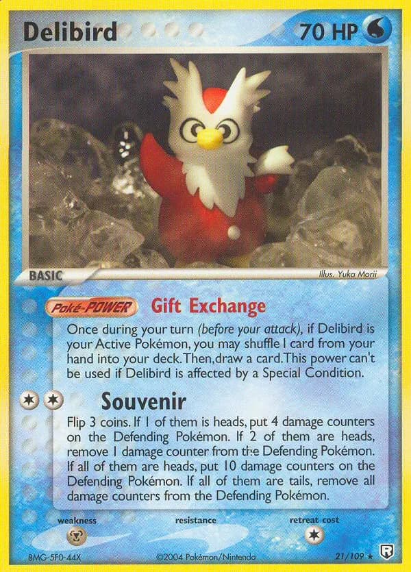 Delibird — Team Rocket Returns 21 Pokémon card