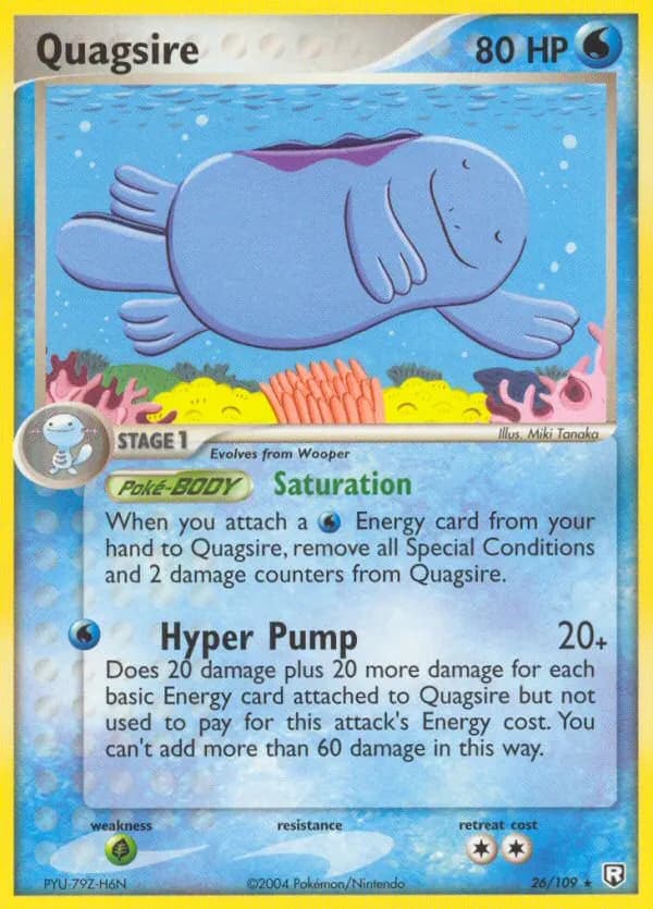 Quagsire — Team Rocket Returns 26 Pokémon card