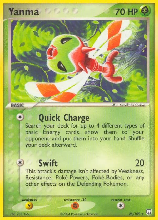 Yanma — Team Rocket Returns 28 Pokémon card