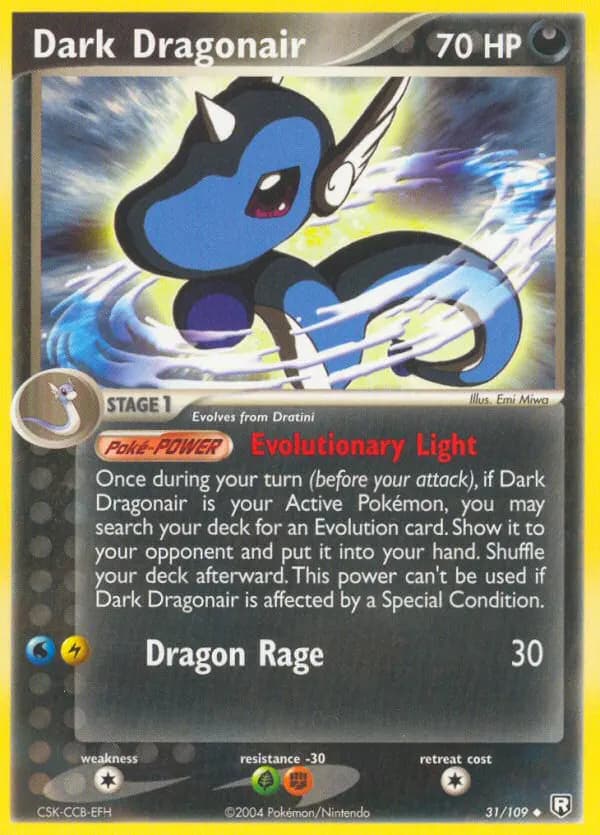 Dark Dragonair — Team Rocket Returns 31 Pokémon card
