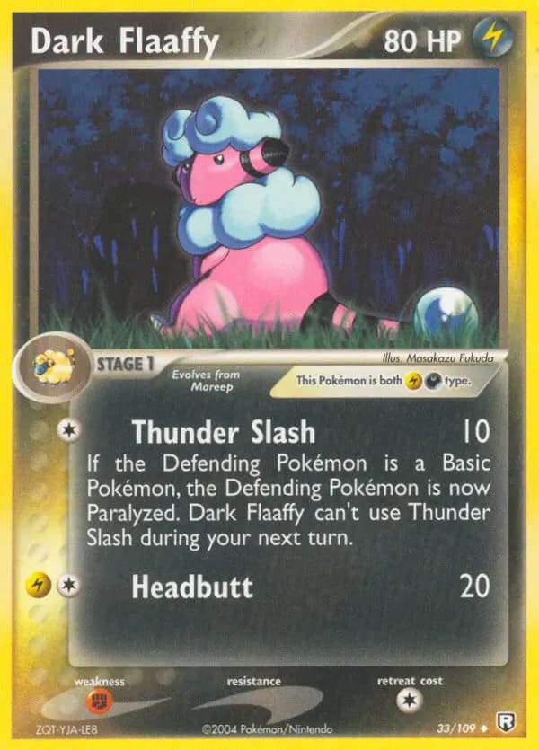 Dark Flaaffy — Team Rocket Returns 33 Pokémon card
