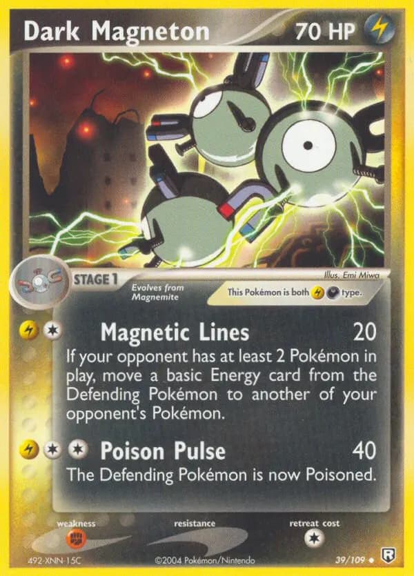 Dark Magneton — Team Rocket Returns 39 Pokémon card