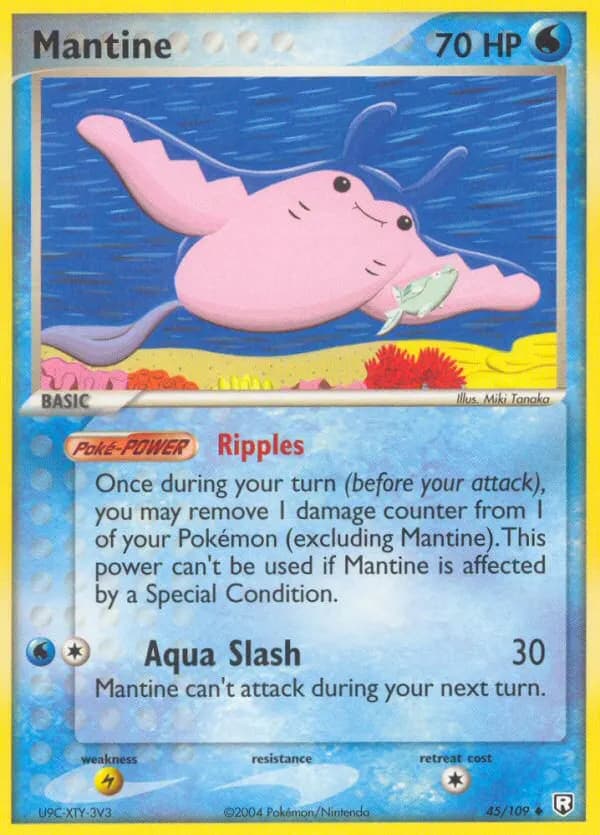 Mantine — Team Rocket Returns 45 Pokémon card