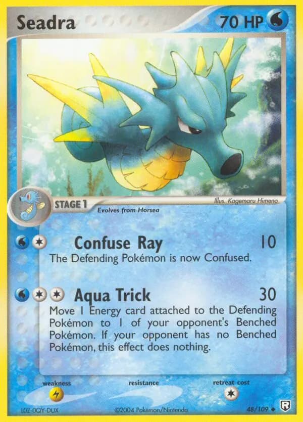 Seadra — Team Rocket Returns 48 Pokémon card