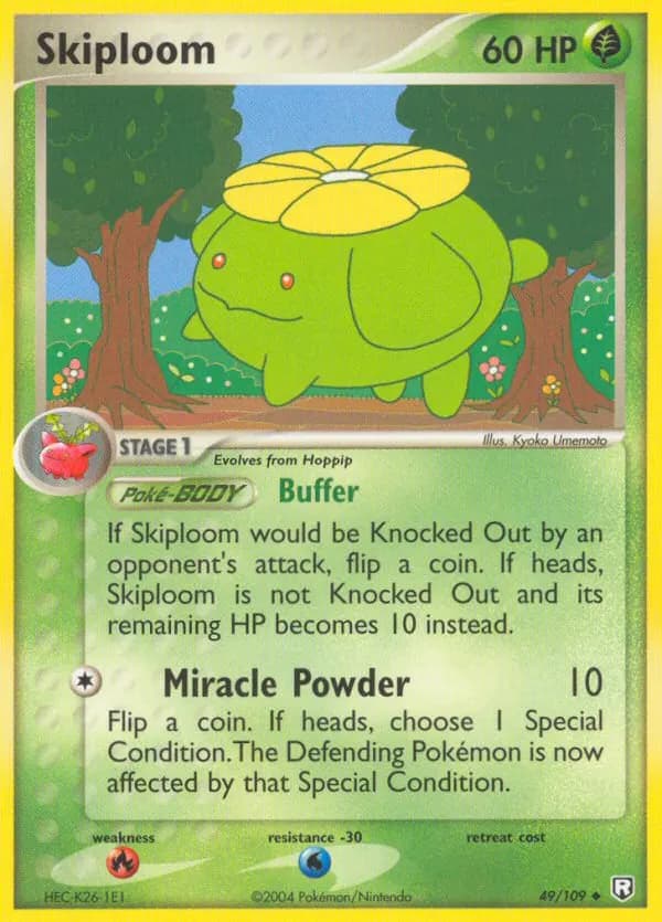 Skiploom — Team Rocket Returns 49 Pokémon card