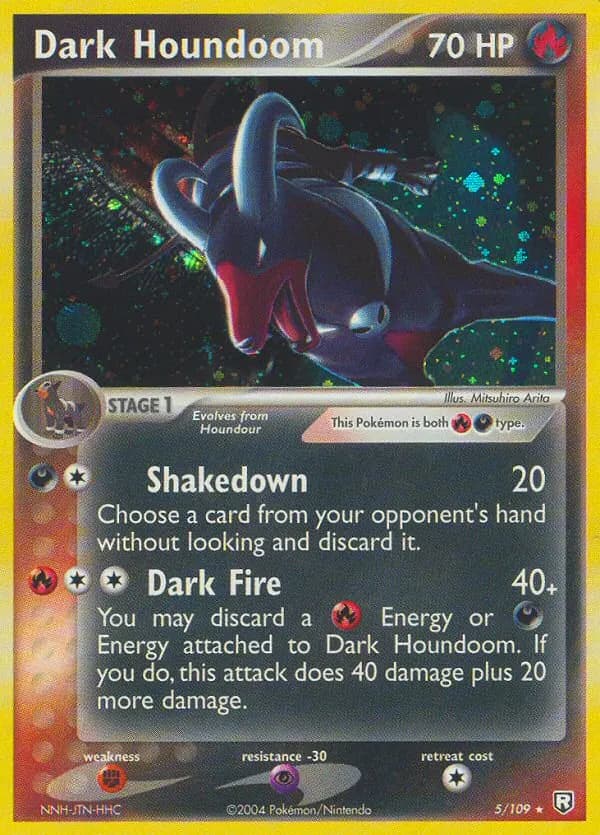 Dark Houndoom — Team Rocket Returns 5 Pokémon card