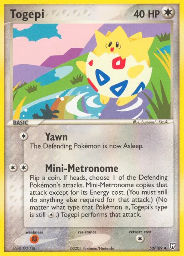 Togepi — Team Rocket Returns 50 Pokémon card