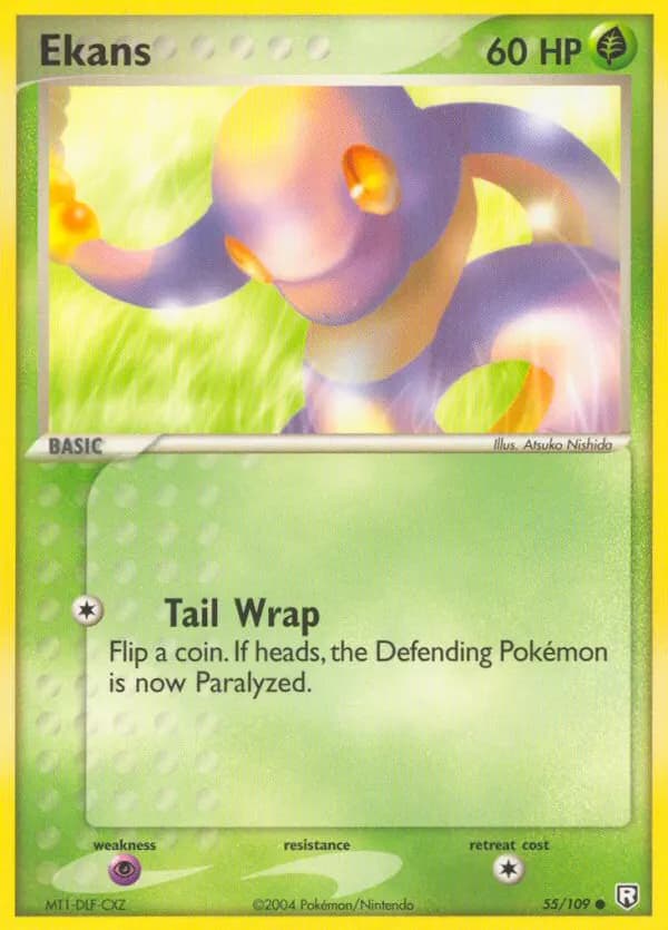 Ekans — Team Rocket Returns 55 Pokémon card