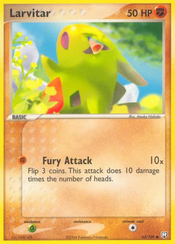 Larvitar — Team Rocket Returns 62 Pokémon card