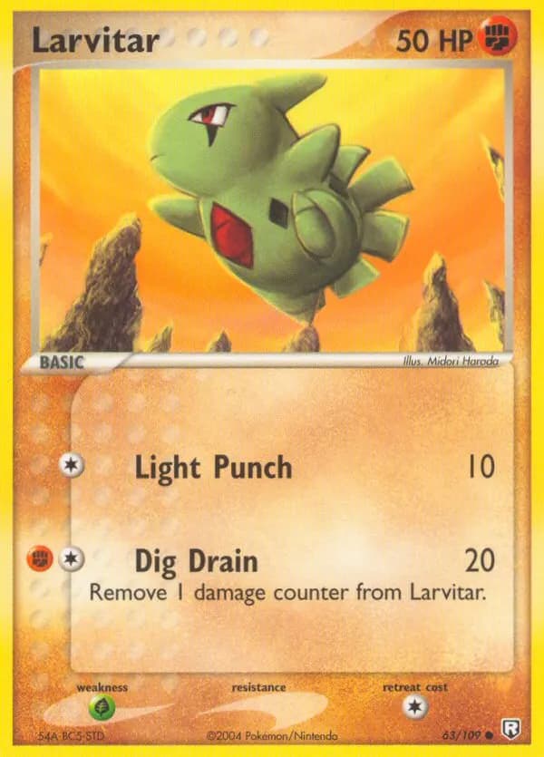 Larvitar — Team Rocket Returns 63 Pokémon card