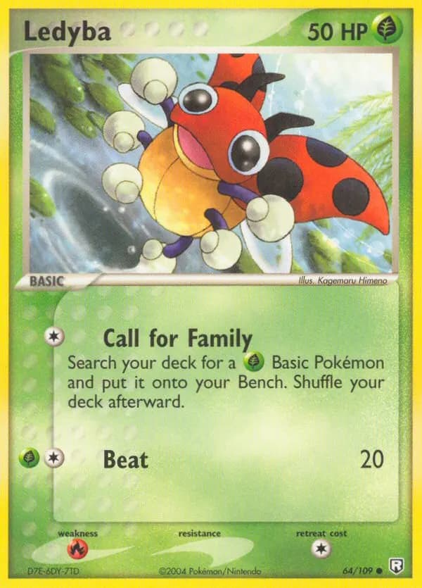 Ledyba — Team Rocket Returns 64 Pokémon card