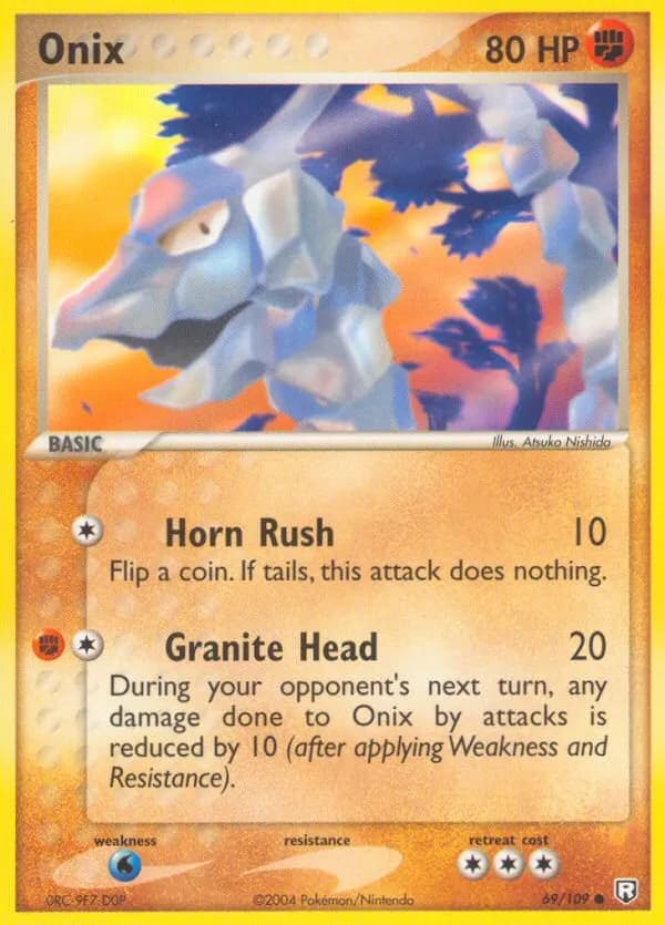 Onix — Team Rocket Returns 69 Pokémon card