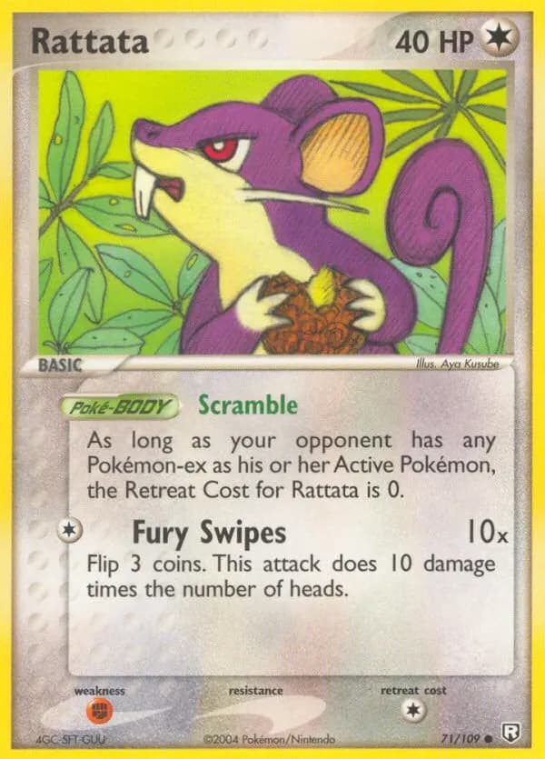 Rattata — Team Rocket Returns 71 Pokémon card