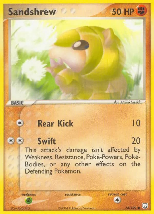Sandshrew — Team Rocket Returns 74 Pokémon card