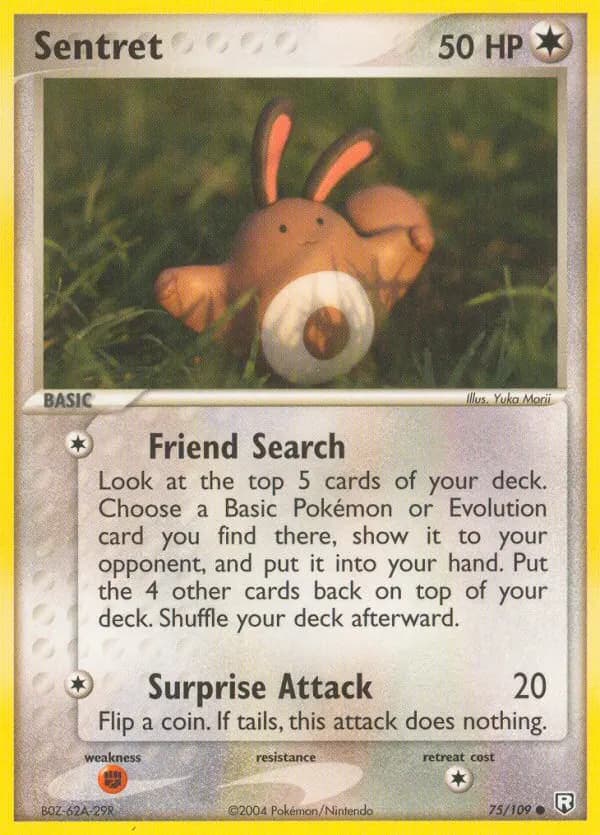 Sentret — Team Rocket Returns 75 Pokémon card