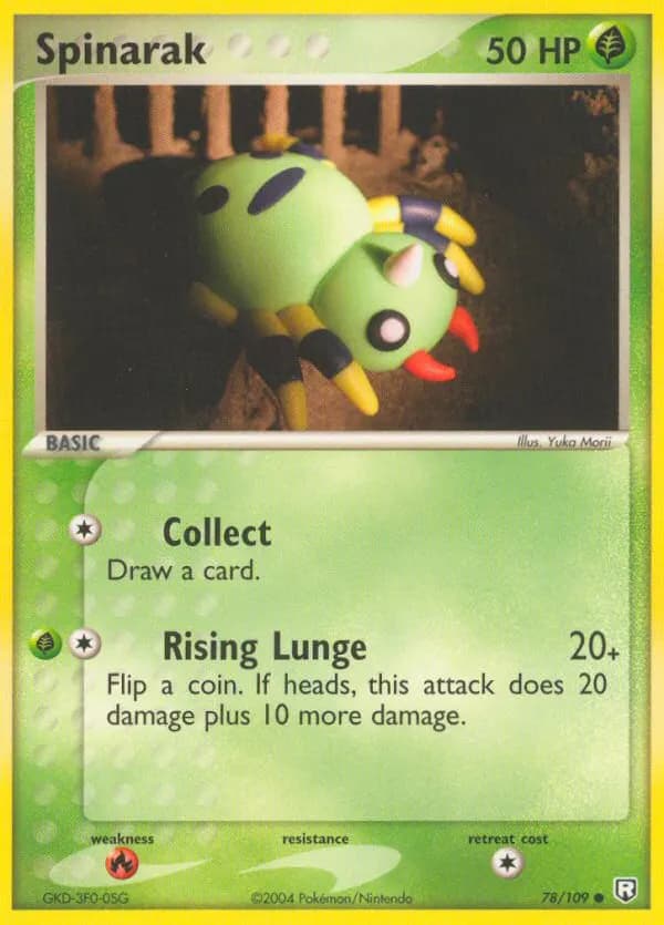 Spinarak — Team Rocket Returns 78 Pokémon card