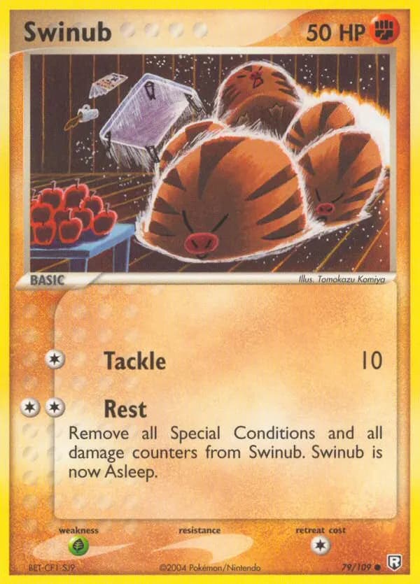 Swinub — Team Rocket Returns 79 Pokémon card