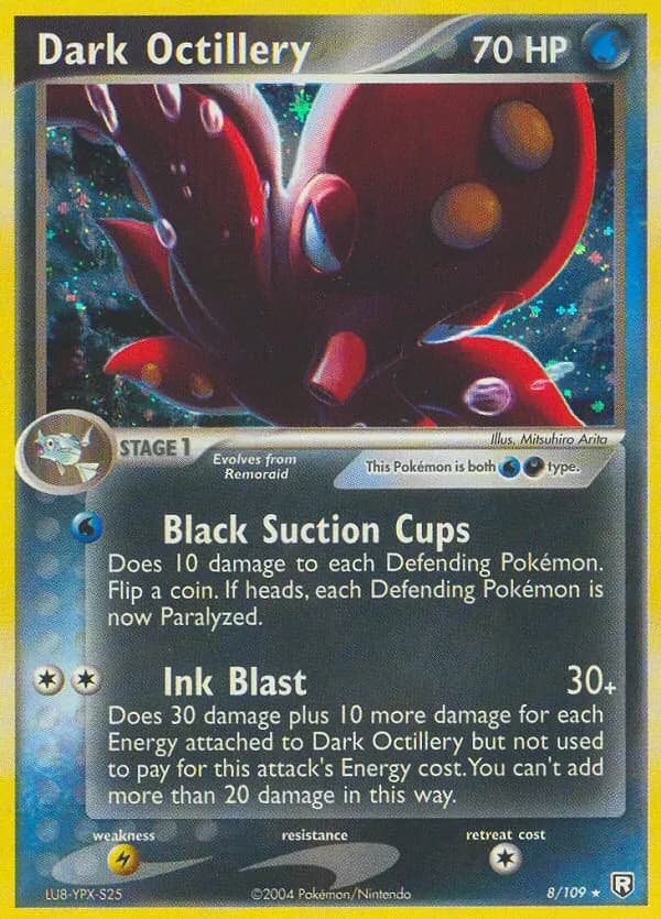 Dark Octillery — Team Rocket Returns 8 Pokémon card