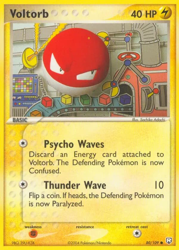 Voltorb — Team Rocket Returns 80 Pokémon card