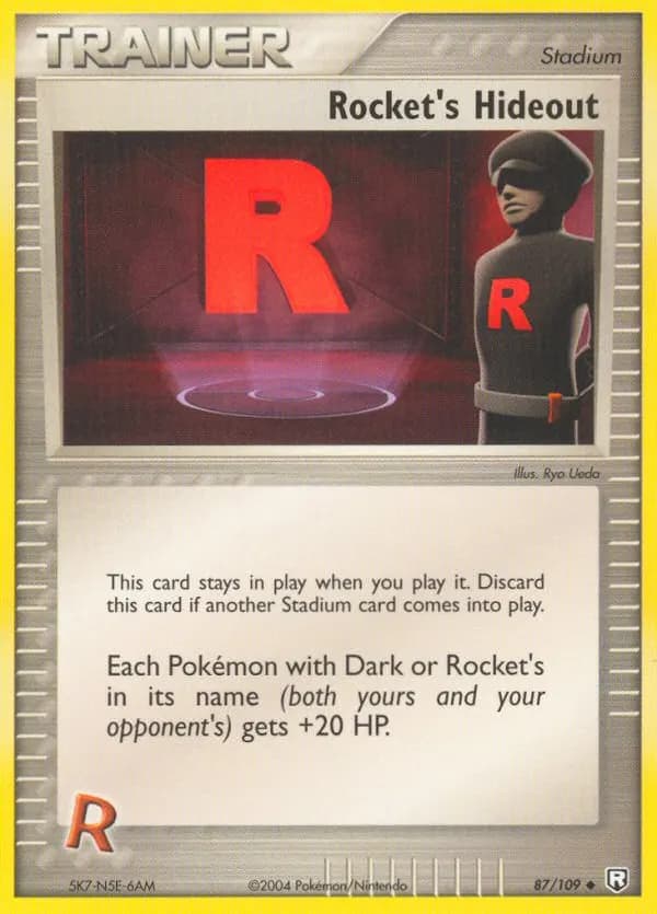 Rocket's Hideout — Team Rocket Returns 87 Pokémon card