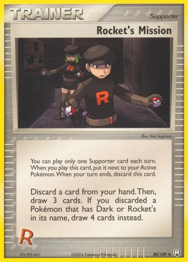 Rocket's Mission — Team Rocket Returns 88 Pokémon card