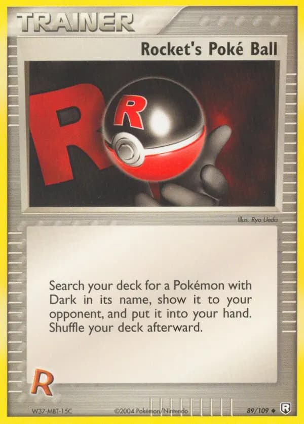Rocket's Poké Ball — Team Rocket Returns 89 Pokémon card