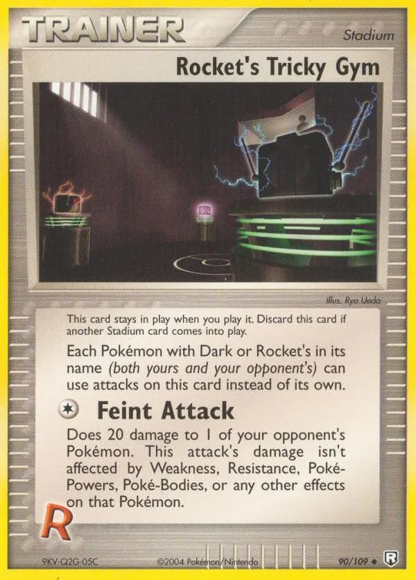Rocket's Tricky Gym — Team Rocket Returns 90 Pokémon card