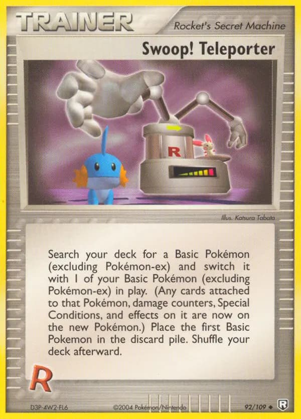 Swoop! Teleporter — Team Rocket Returns 92 Pokémon card