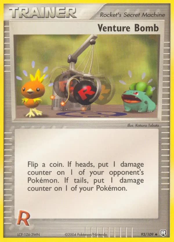 Venture Bomb — Team Rocket Returns 93 Pokémon card