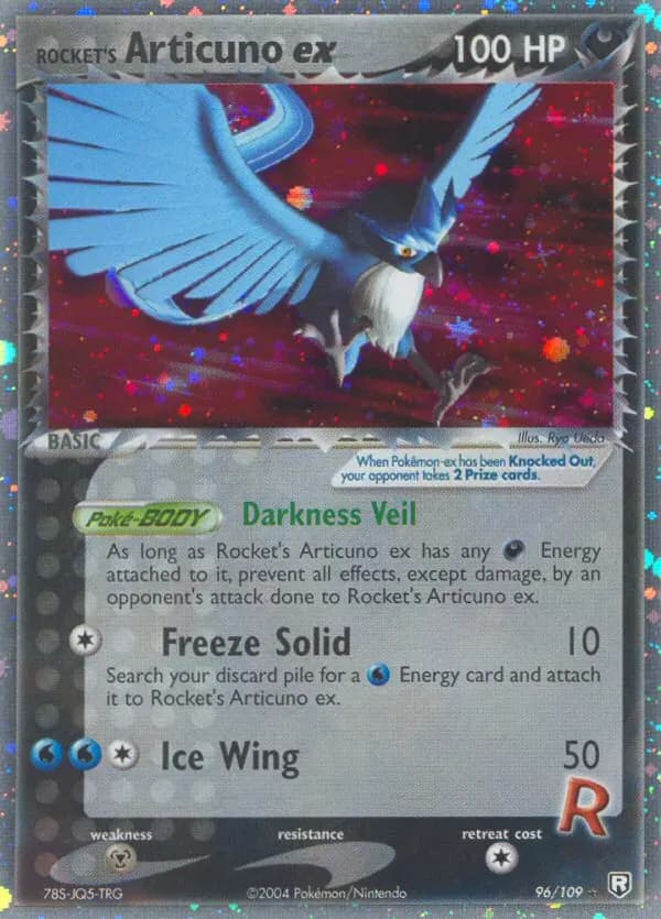 Rocket's Articuno ex — Team Rocket Returns 96 Pokémon card