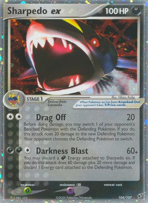 Tohaido-ex — EX Deoxys 104 German Pokémon card