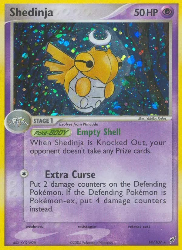 Ninjatom — EX Deoxys 14 German Pokémon card