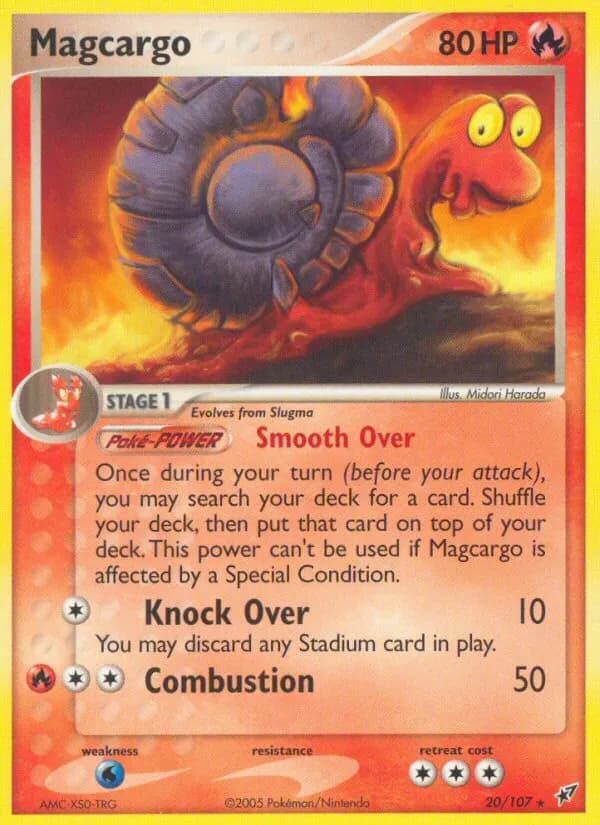 Magcargo — EX Deoxys 20 German Pokémon card