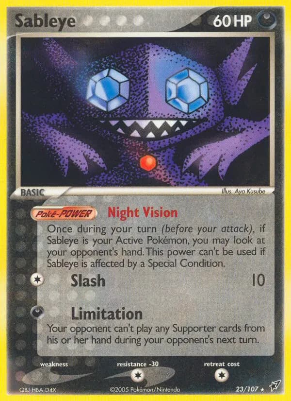 Sableye — Deoxys 23 Pokémon card