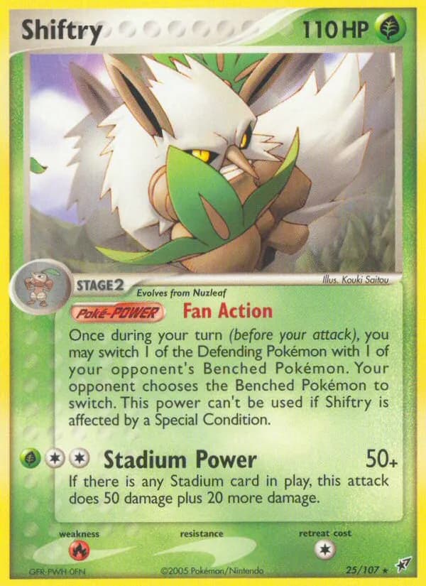 Tengulist — EX Deoxys 25 German Pokémon card