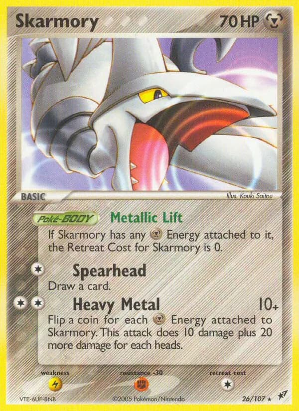 Panzaeron — EX Deoxys 26 German Pokémon card