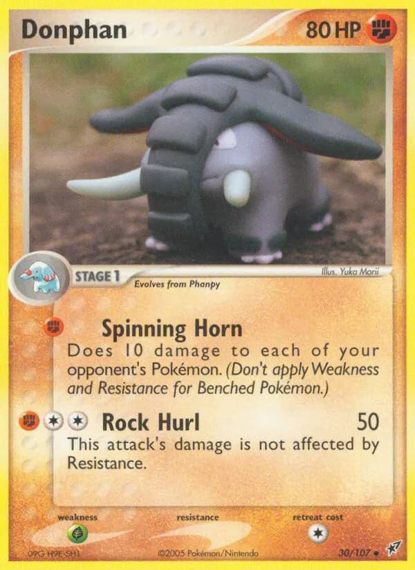 Donphan — Deoxys 30 Pokémon card