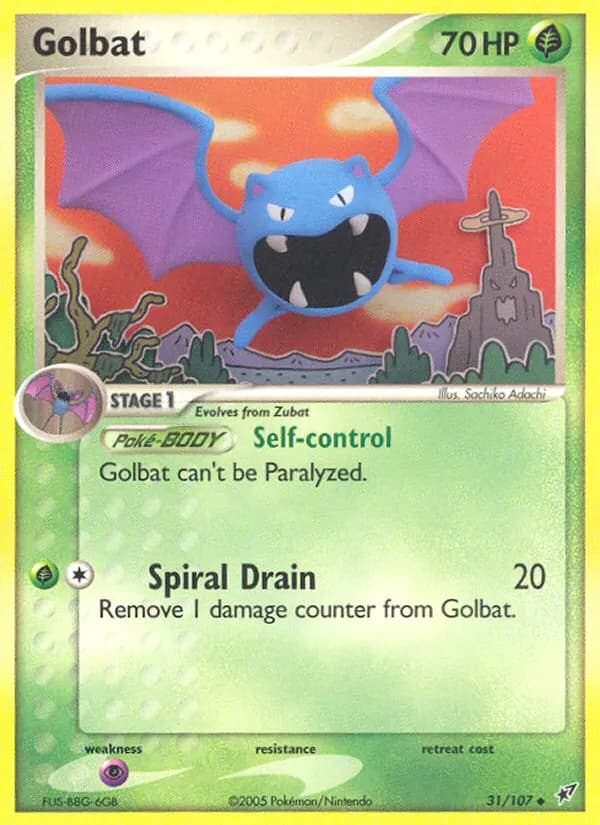 Golbat — Deoxys 31 Pokémon card