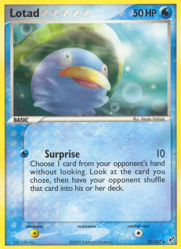 Loturzel — EX Deoxys 35 German Pokémon card