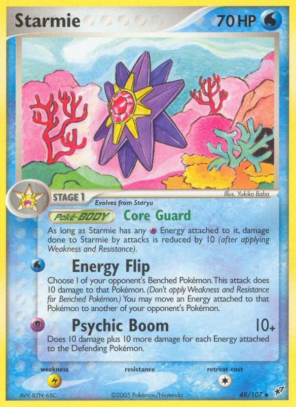 Starmie — EX Deoxys 48 German Pokémon card