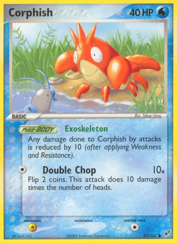 Corphish — Deoxys 57 Pokémon card