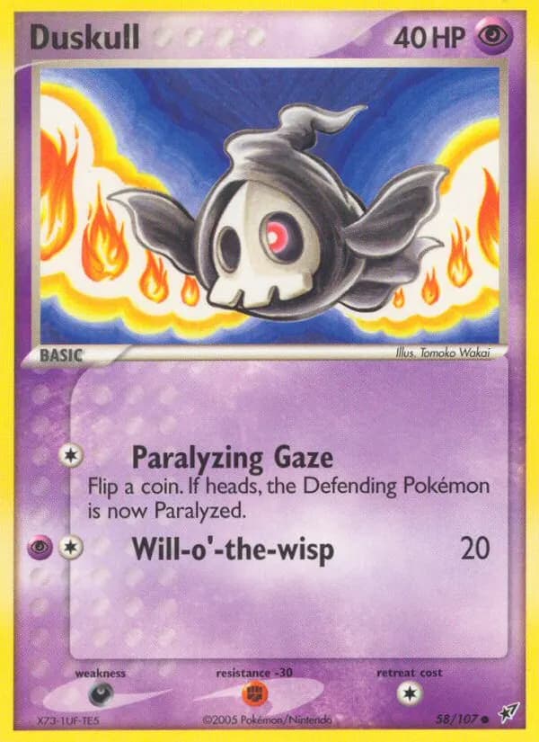 Duskull — Deoxys 58 Pokémon card